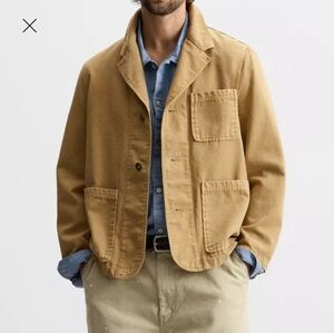 Zara Men's Relaxed Fit Blazer
